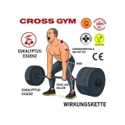 Stepform CrossGym – Premium Gel-Einlegesohlen mit Eukalyptusduft für Cross- und Functional Training