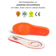 Stepform Sports – Premium Gel-Einlegesohlen mit Orangen-Aroma für Sport & Alltag