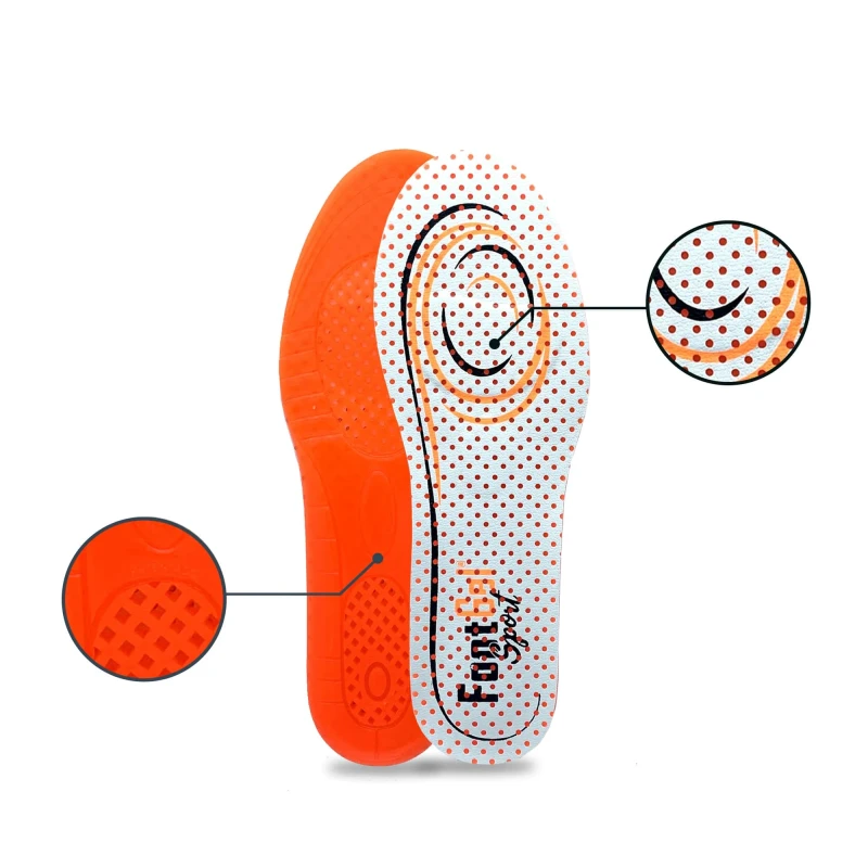 Stepform Sports – Premium Gel-Einlegesohlen mit Orangen-Aroma für Sport & Alltag